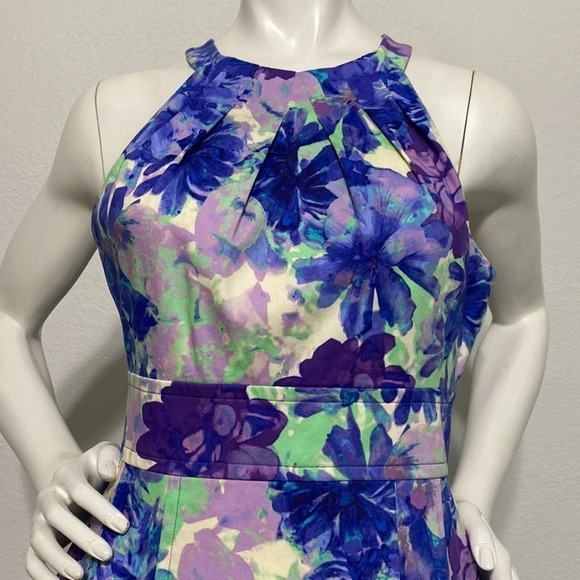 Eliza J. Floral Halter Dress Size S - Picture 2 of 5